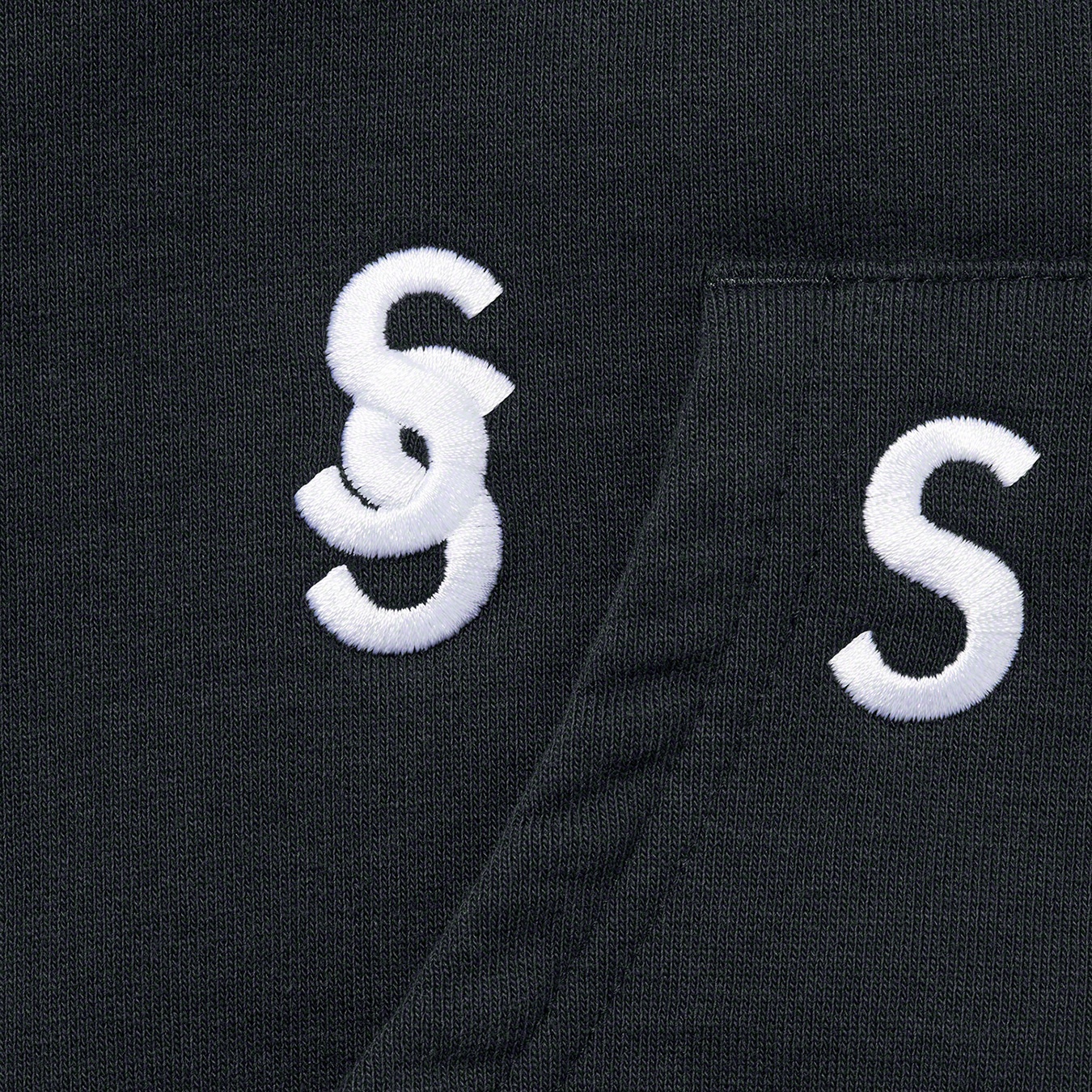 Embroidered S Hooded Sweatshirt view 2